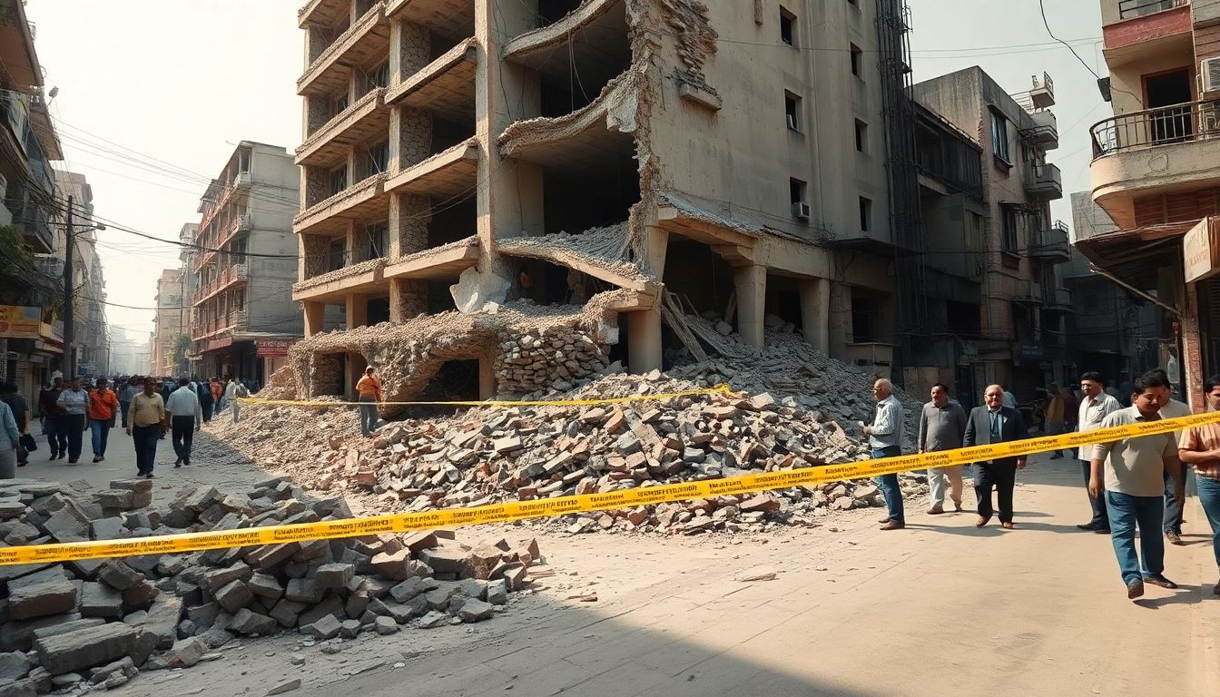 Labourer Killed, Three Injured in Karol Bagh Building Collapse on Pyare Lal Road