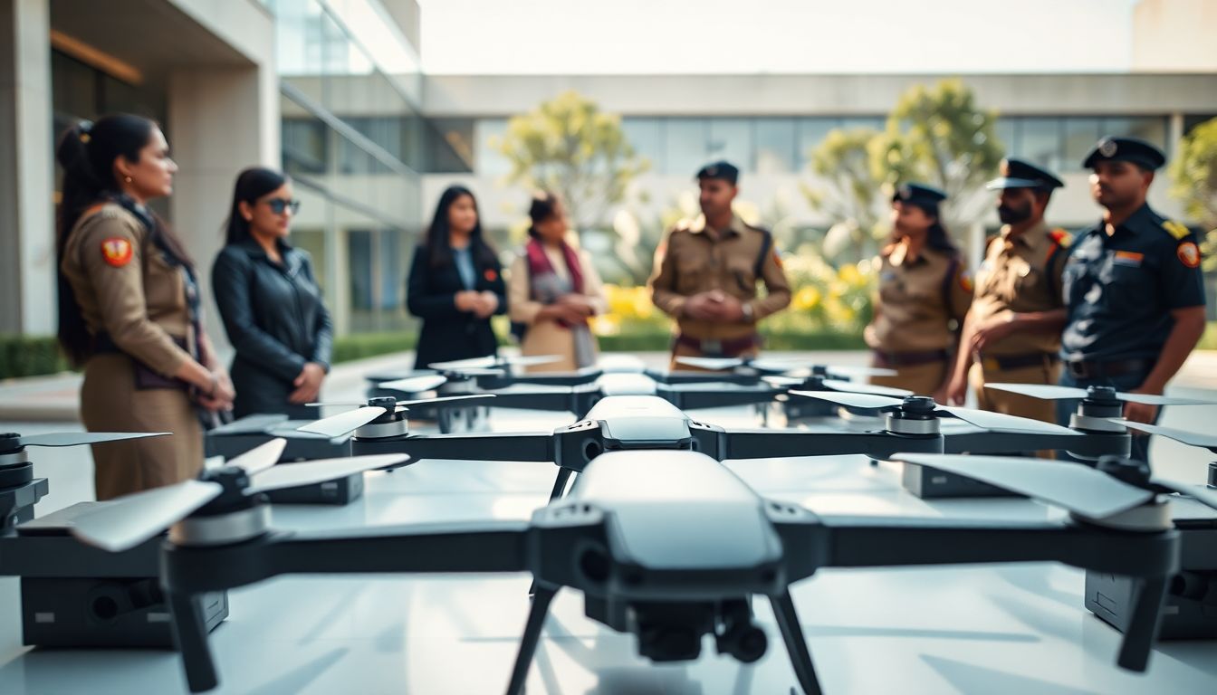 IGDTUW Hands Over 75 Surveillance Drones to Delhi Police