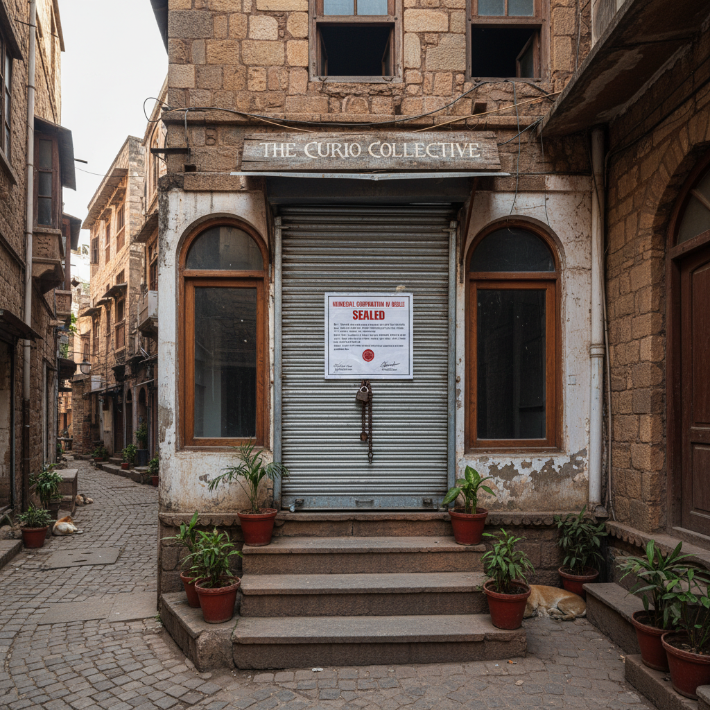 MCD Seals Unauthorized Commercial Establishments in Hauz Khas Village and Saidulajab