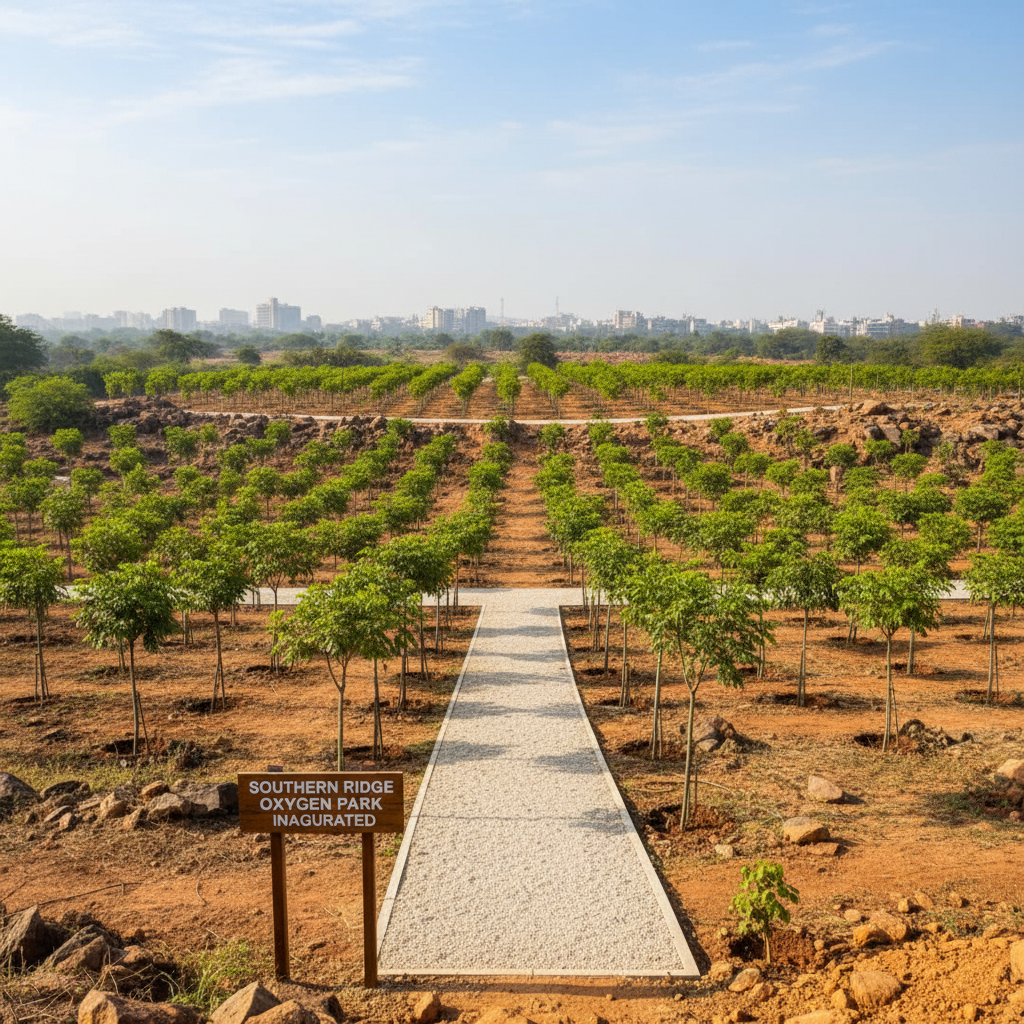 Delhi Inaugurates Namo Oxygen Parks To Compensate For 1100 Felled Ridge Trees