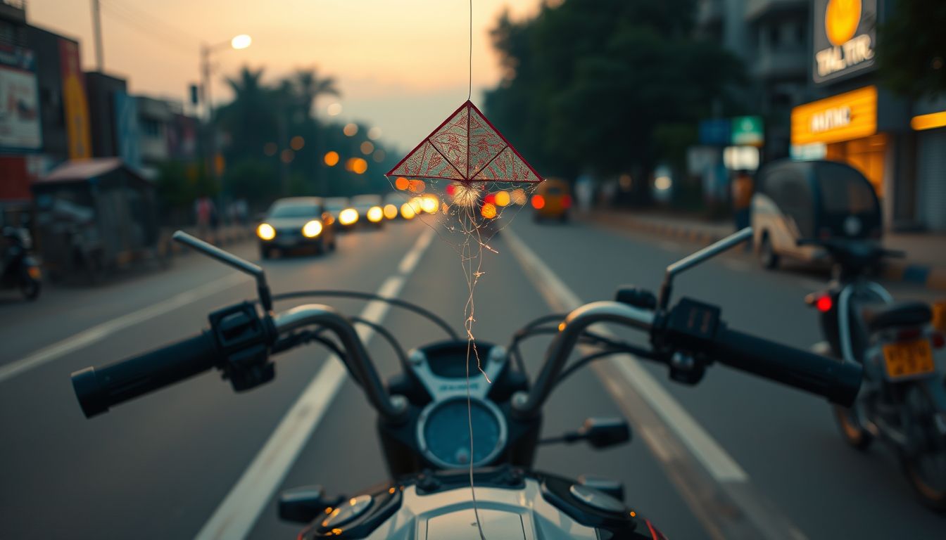 Uttam Nagar Biker Injured by Banned Kite String, FIR Lodged