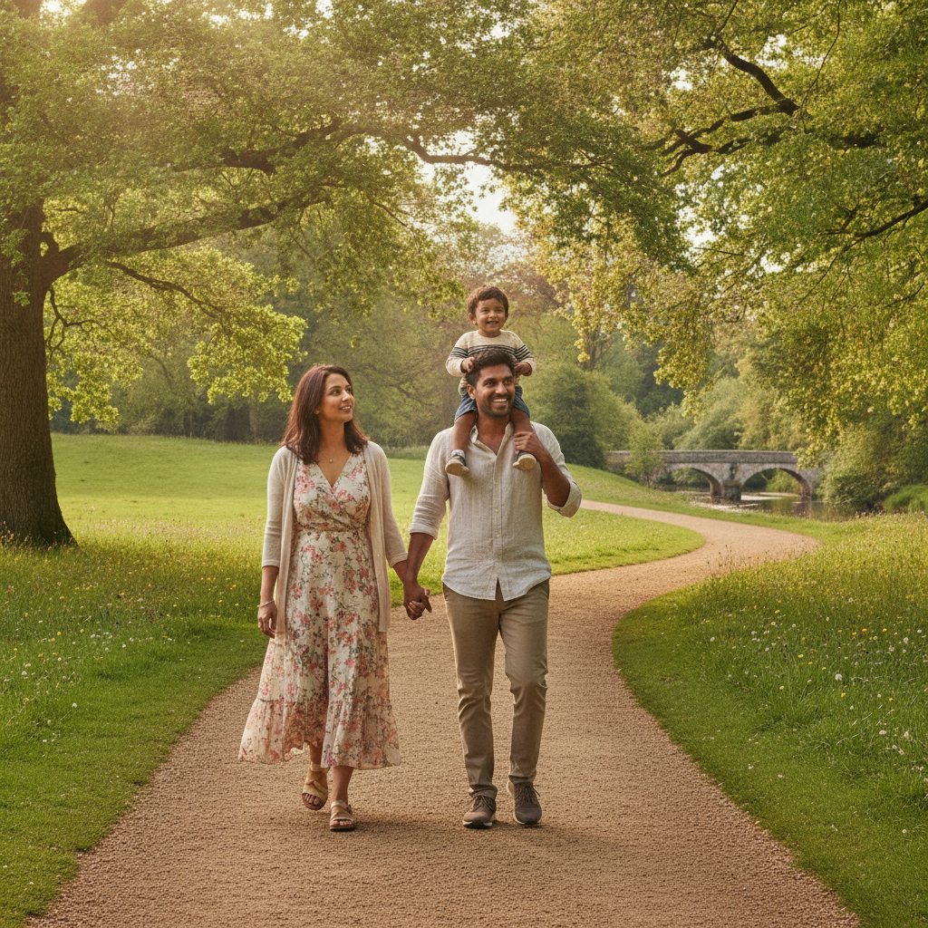 Virat Kohli Spotted Carrying Son Akaay on Shoulders During UK Park Outing