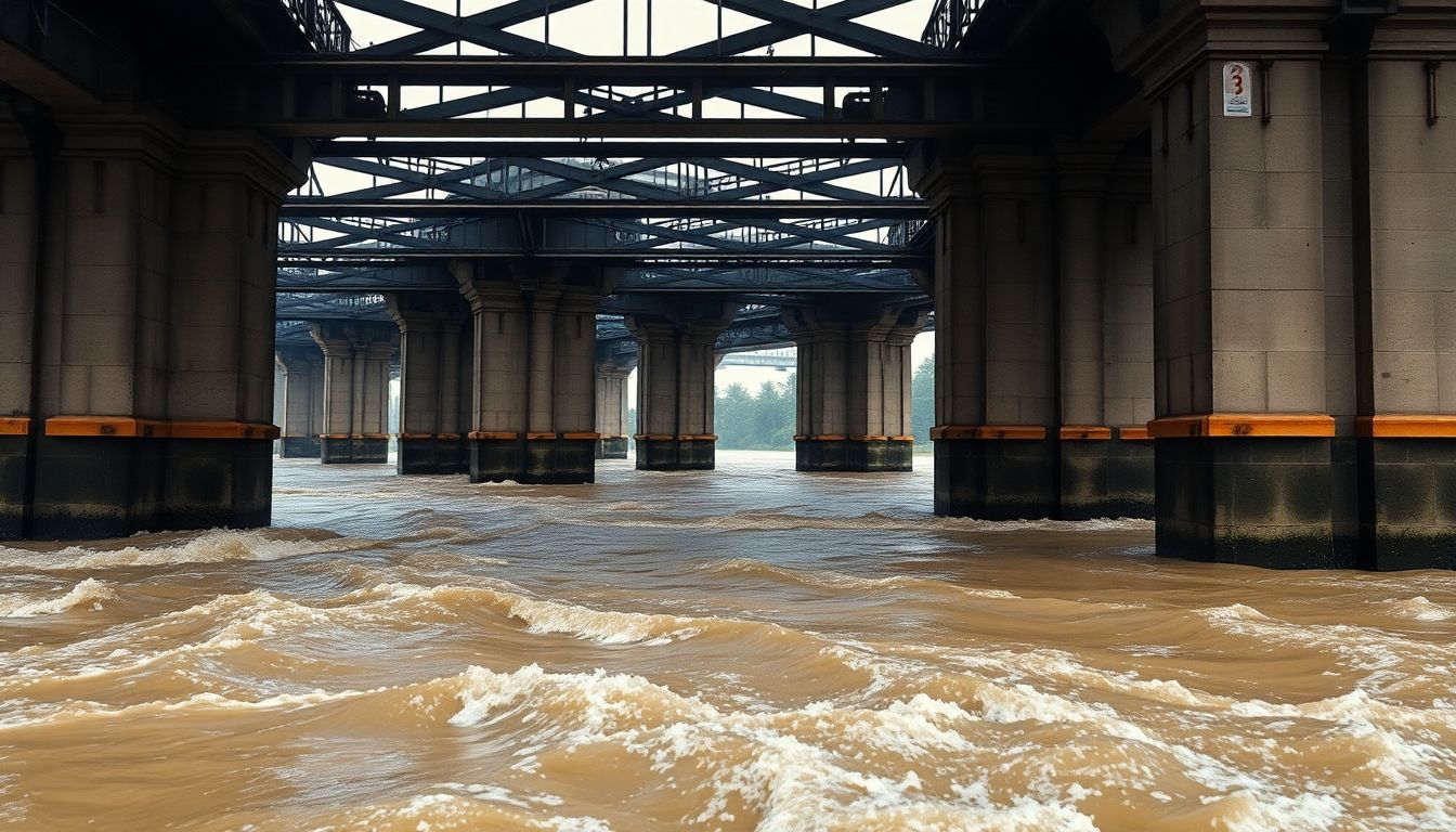 Yamuna River Level Rises Over Two Metres at Old Railway Bridge Near Yamuna Bazaar