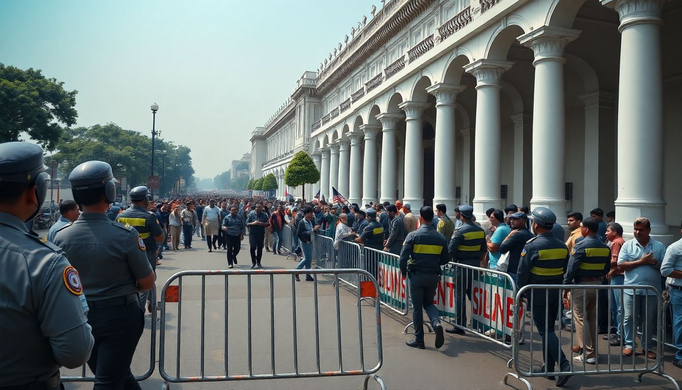 Over 20 Detained as 300 Stage Anti-Reservation Protest at Connaught Place