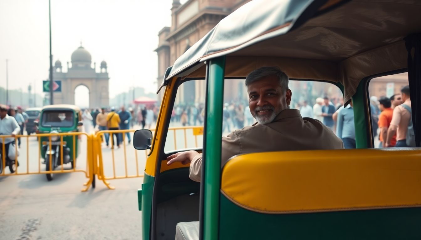 Auto Driver Rakesh Kumar Yadav Offers Free Rides to CJP Protesters Near Jantar Mantar