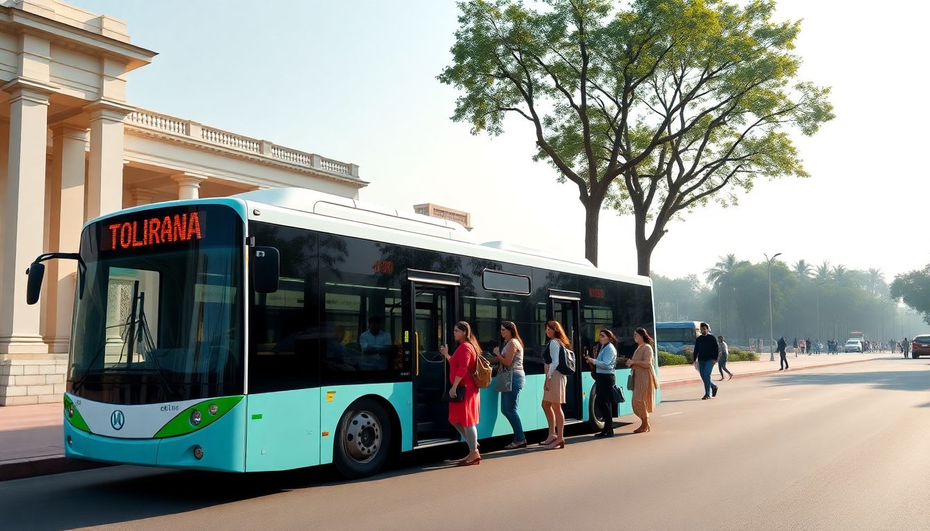 Delhi Rolls Out 56 Women-Only Electric Buses Connecting Connaught Place and DU