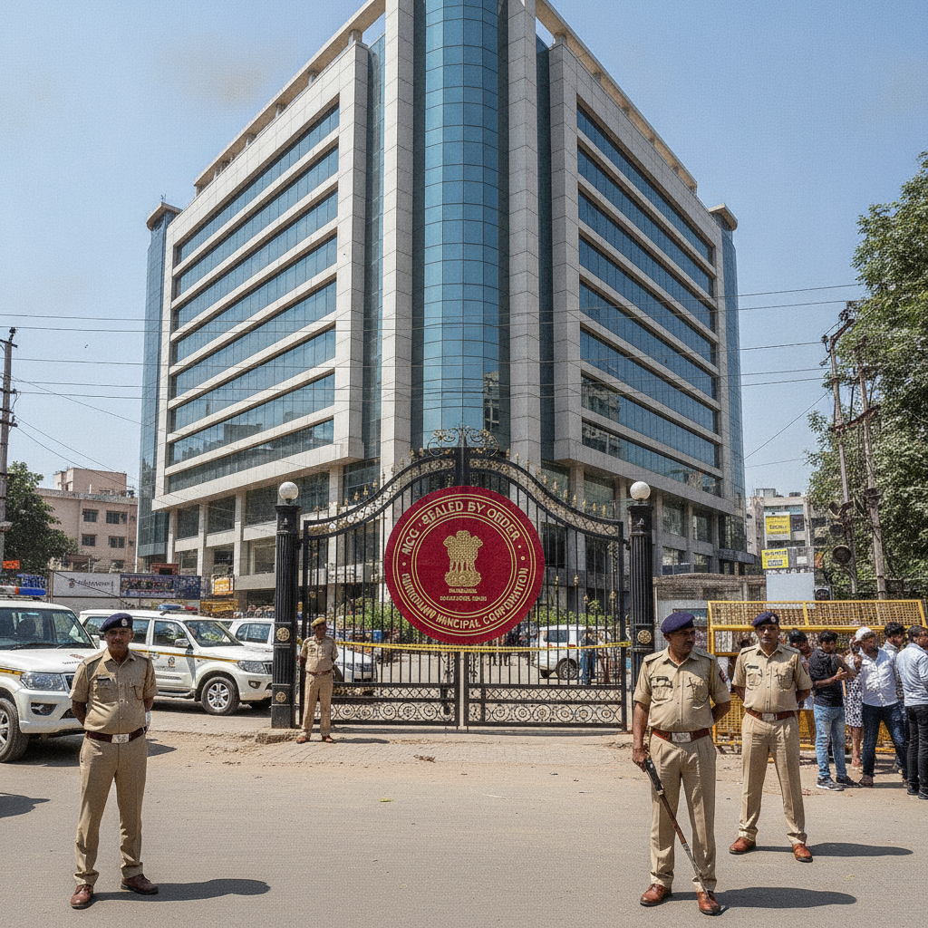 DTCP Seals Hotel Moonlight, Medicity Hospital and PGs in DLF Phase 3 Crackdown