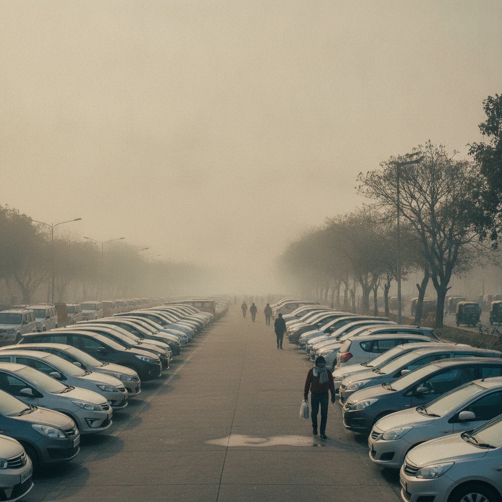 Delhi Government to Double Parking Fees From November to Combat Winter Pollution