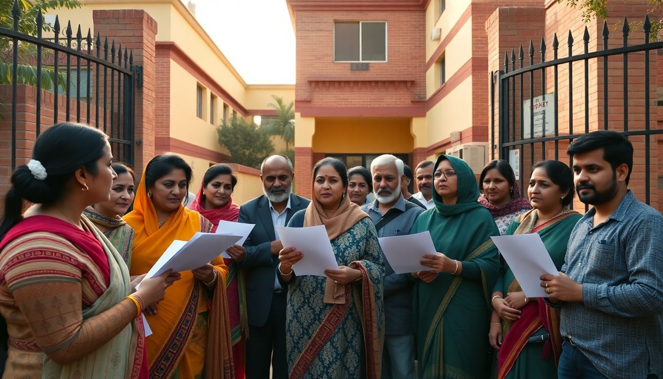 Parents protest transfer of special educators at Delhi government school