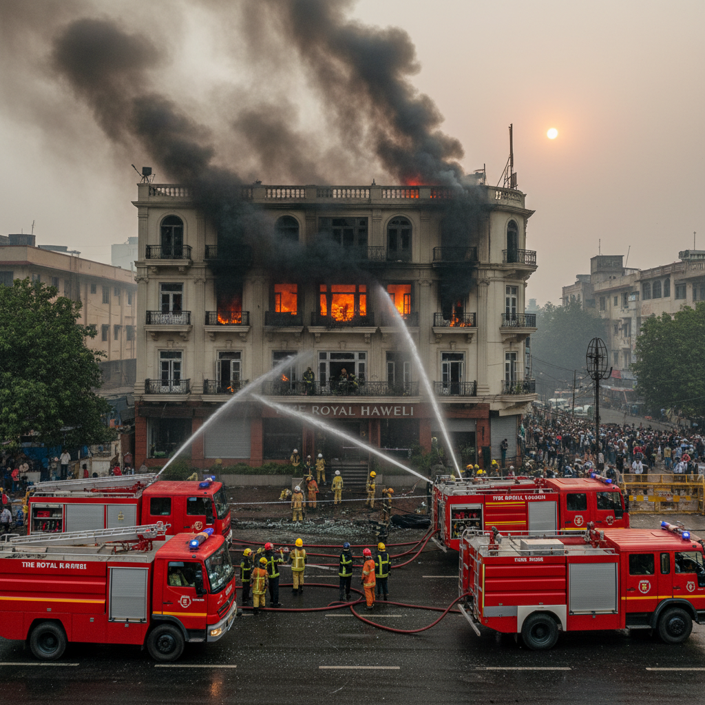 21 Dead in Major Fire at Malviya Nagar Hotel and Lemon Green Restaurant
