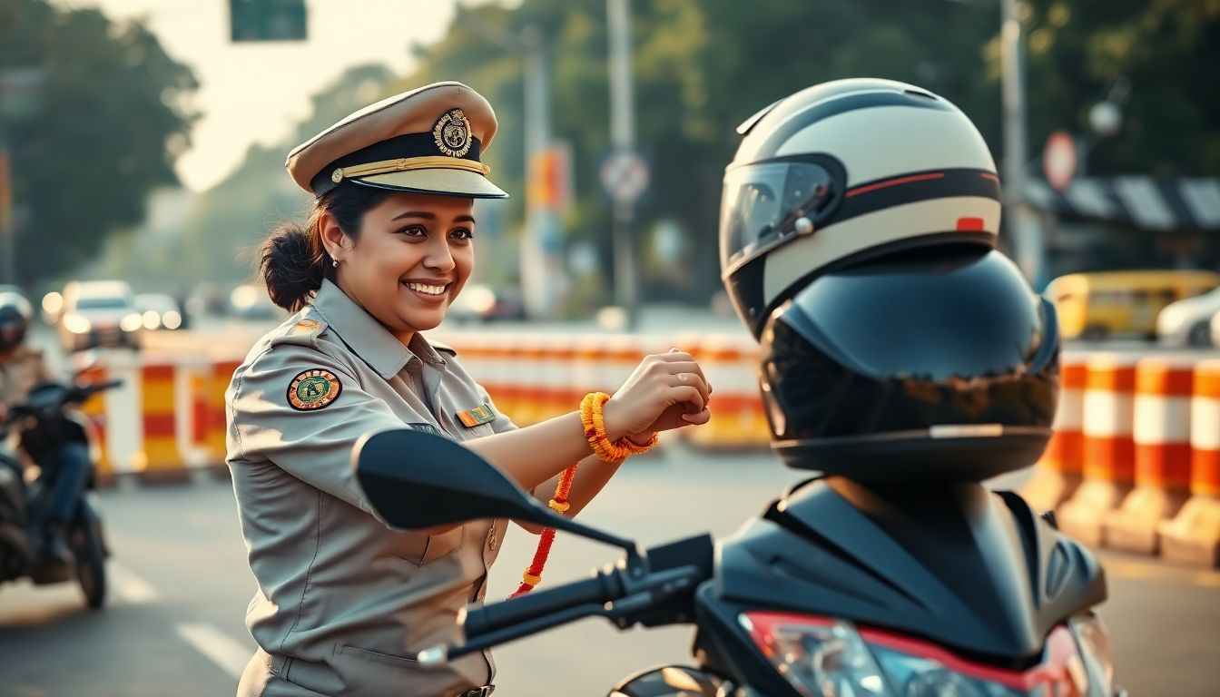 Delhi Traffic Police Promotes Road Safety With Raksha Bandhan Campaign