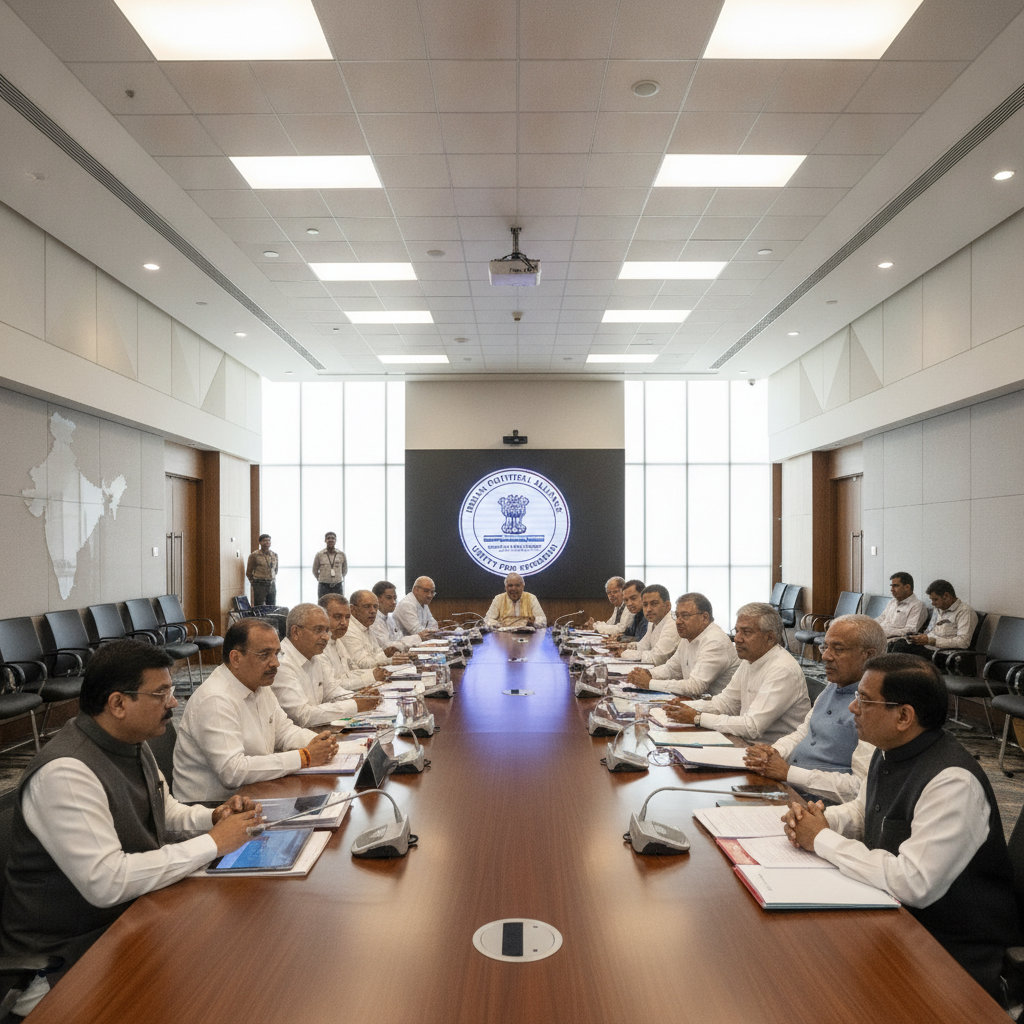 INDIA Bloc Leaders Meet at Constitution Club to Strengthen Political Strategy