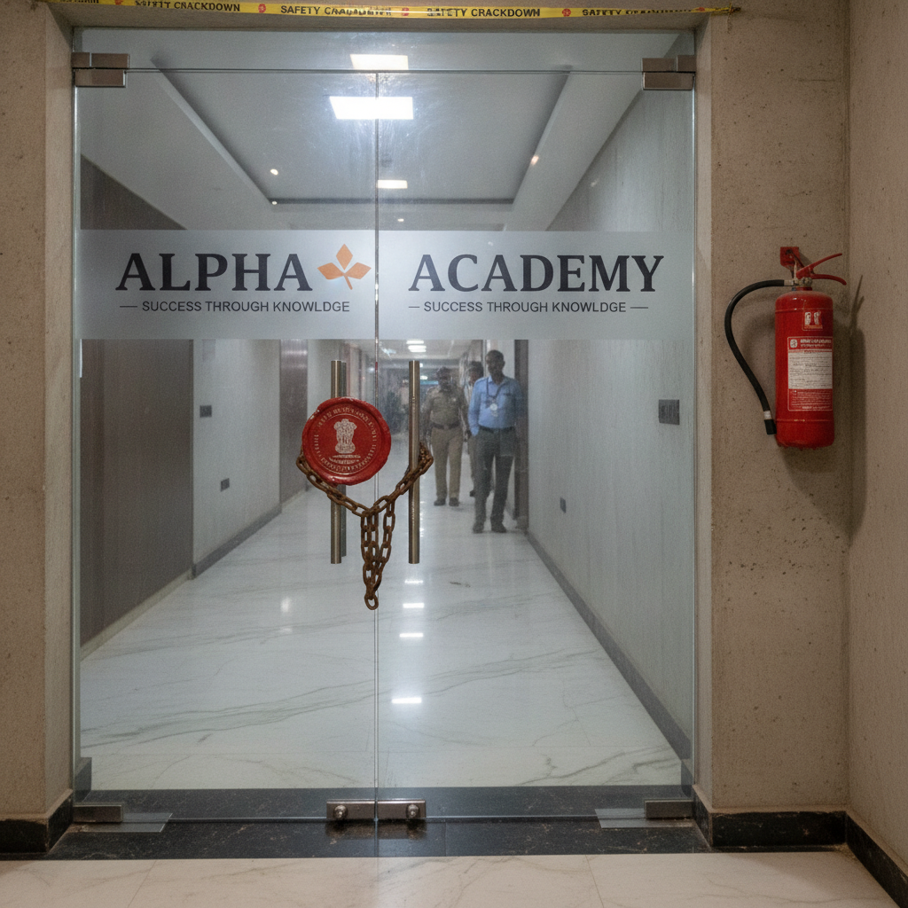 Nine Coaching Centres Sealed in Noida and Greater Noida Fire Safety Crackdown