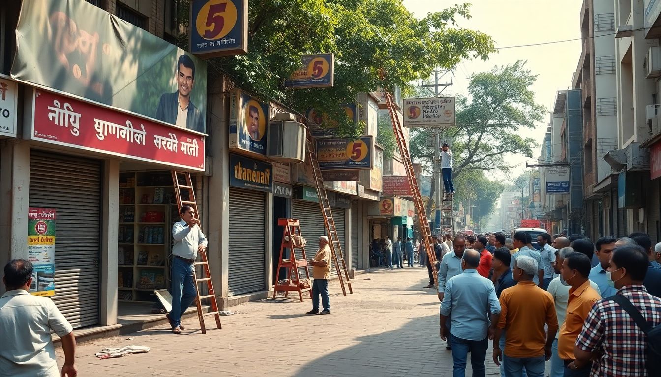 NDMC Halts Signage Removal Drive at Khan Market Following Trader Protests