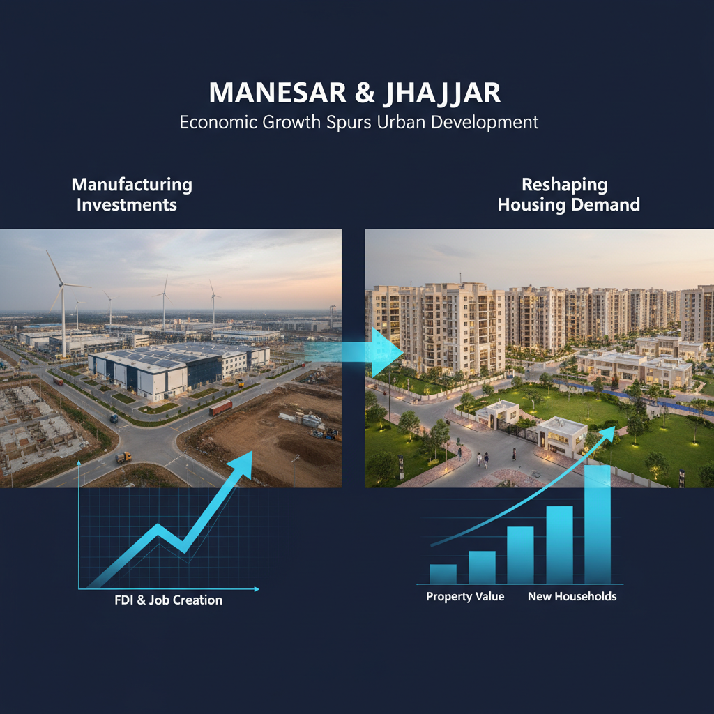 Manufacturing Investments Reshape Housing Demand in Manesar and Jhajjar