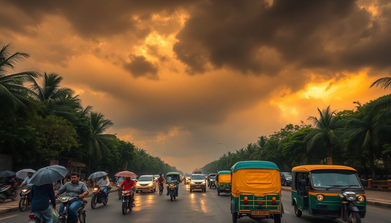 IMD issues yellow alert for rain and thunderstorms in Delhi as temperatures surge