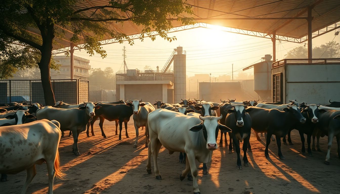 MCD Plans 200-Tonne Cattle Waste Processing Plant at Rohini's Indira Camp