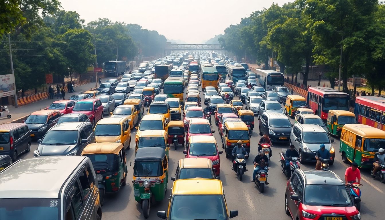 Traffic Jams Hit Central Delhi During Independence Day Full-Dress Rehearsal