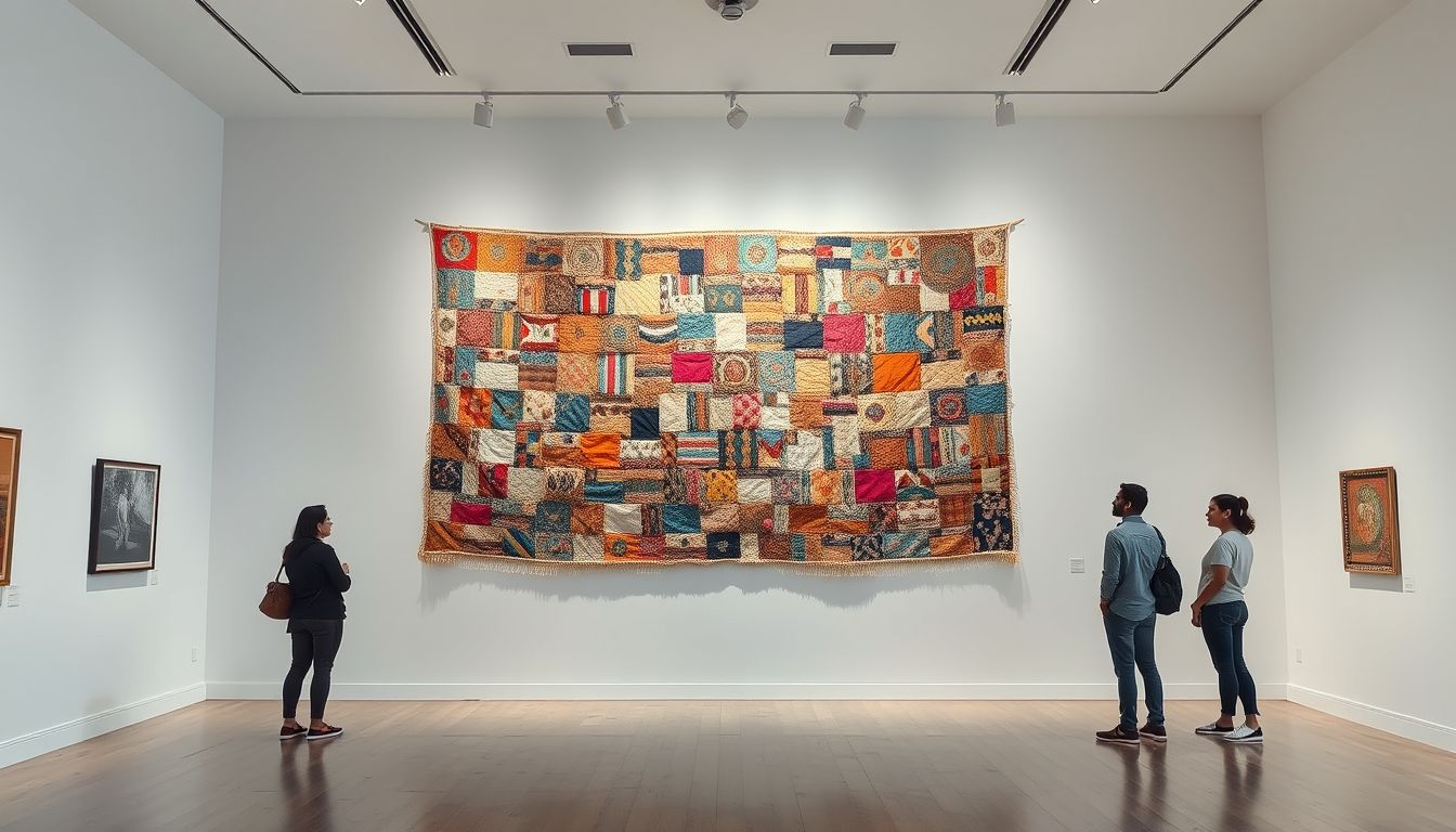 India-Pakistan Tapestry Khwab-e-Rafu Goes on Display at South Extension in Delhi