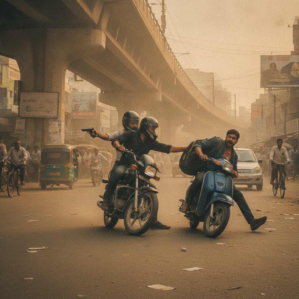 Two Motorcyclists Rob Cashiers of Rs 1.5 Crore En Route to Chandni Chowk