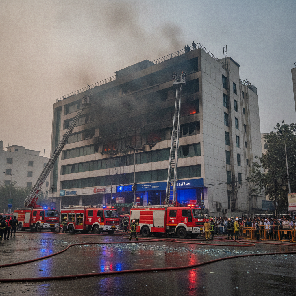 Fire Breaks Out at Kidney Hospital in Delhi's Dabri