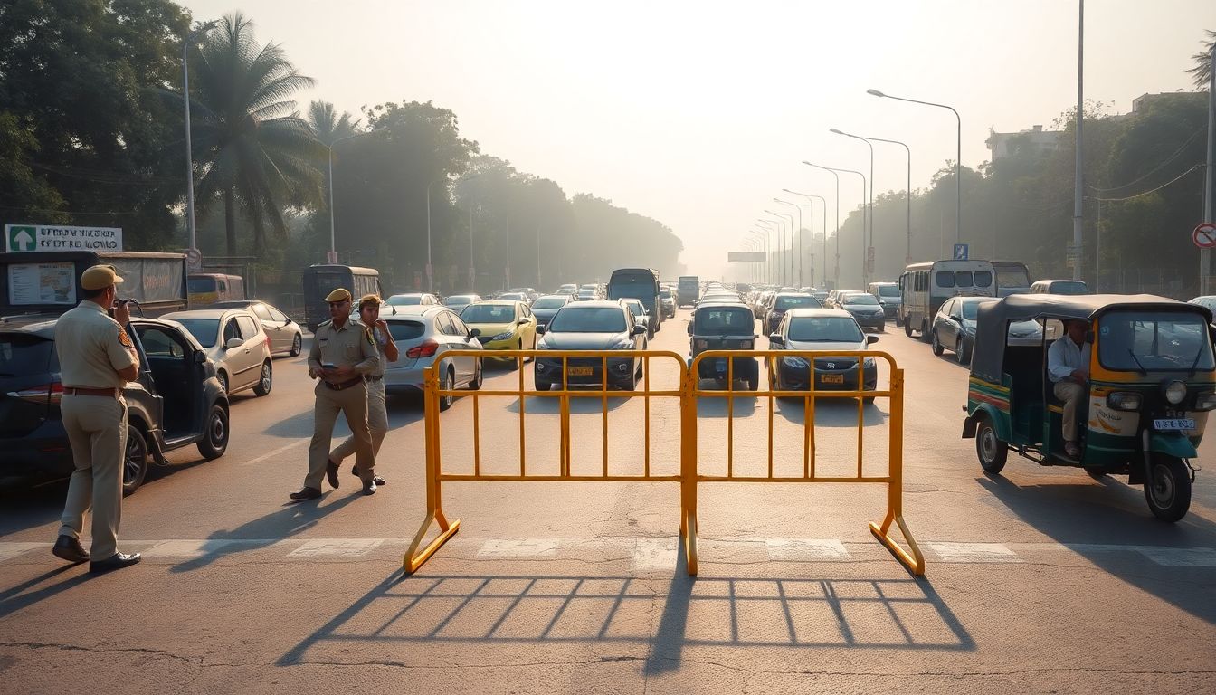 Delhi Traffic Advisory Restricts Heavy Vehicles Near Gurugram Road T-Point On July 6-7