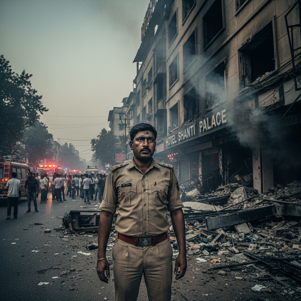 Delhi Cop Dinesh Yadav Rescues Two Nigerian Women From Burning Malviya Nagar Hotel