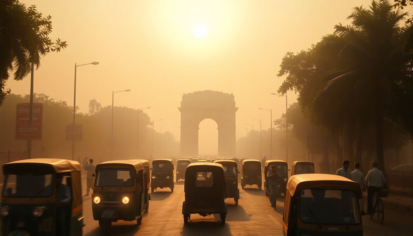 Delhi Records Highest AQI in Over 85 Days as Feels-Like Temperature Hits 45.7 Degrees
