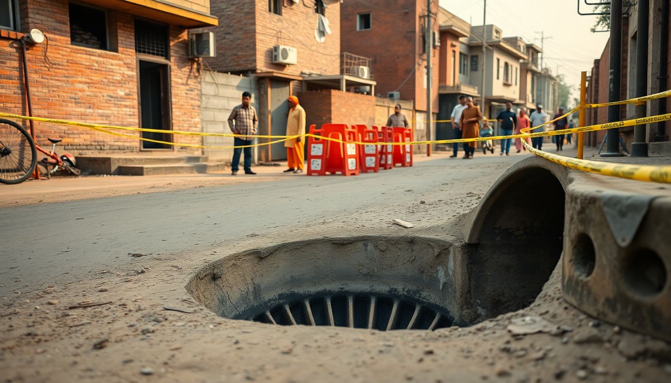 MCD Junior Engineer Suspended After 15-Year-Old Boy Falls into Jasola Drain