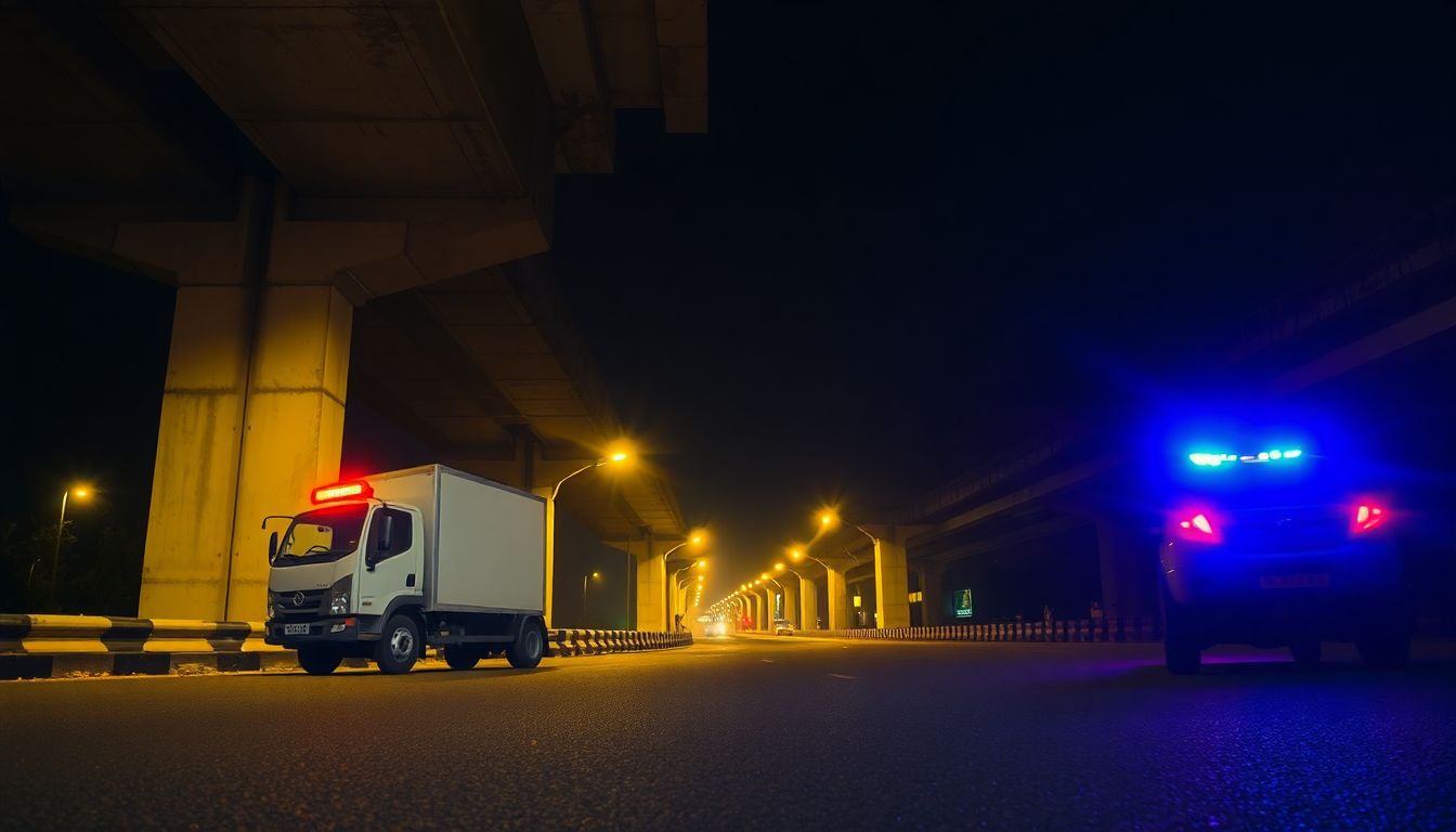 Goods driver dies after falling off Mukundpur flyover in northwest Delhi