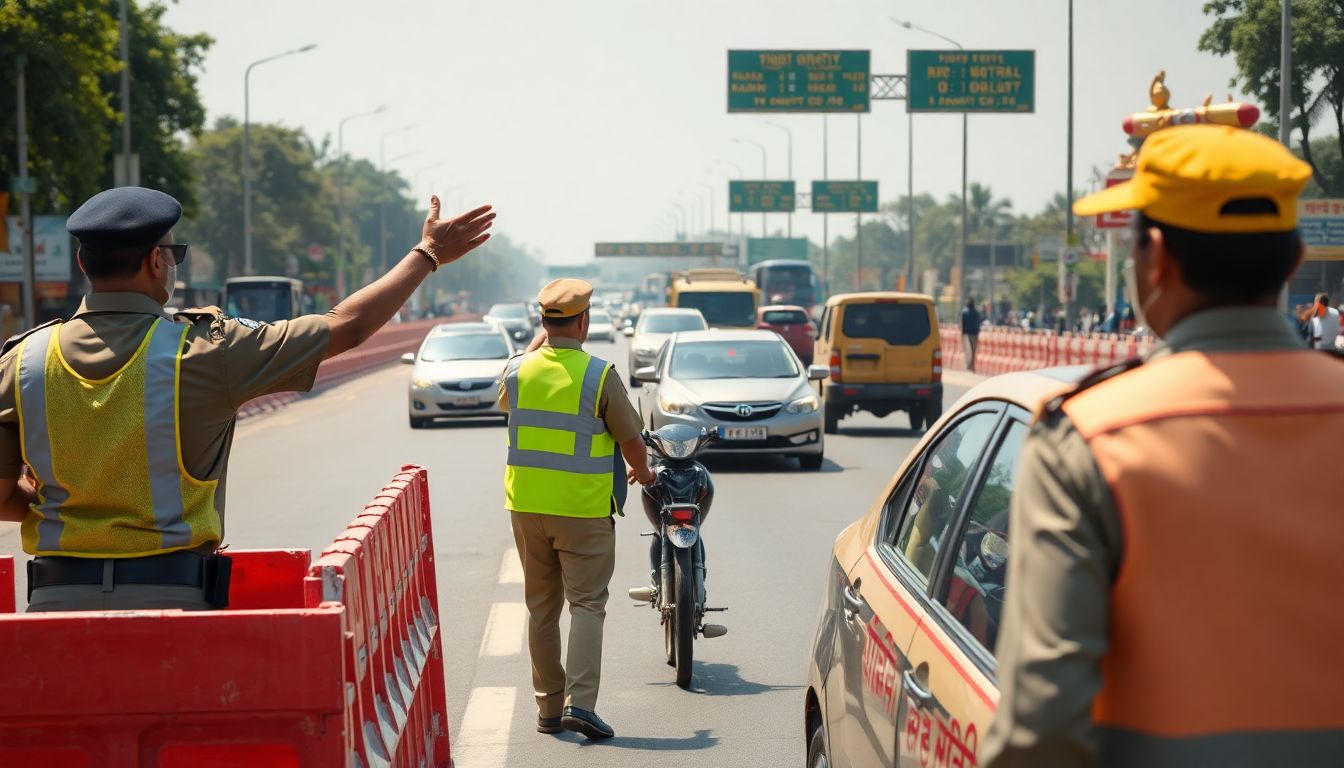Delhi Traffic Police Issues Advisory for Janmashtami at Narela Temple