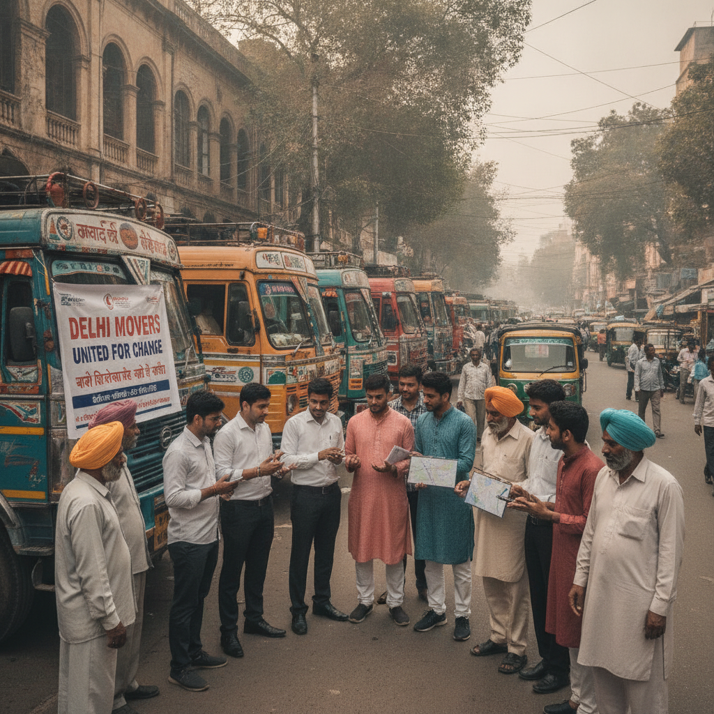Delhi Transporters Enlist Youth for Social Media Drive Ahead of August 4 Parliament March