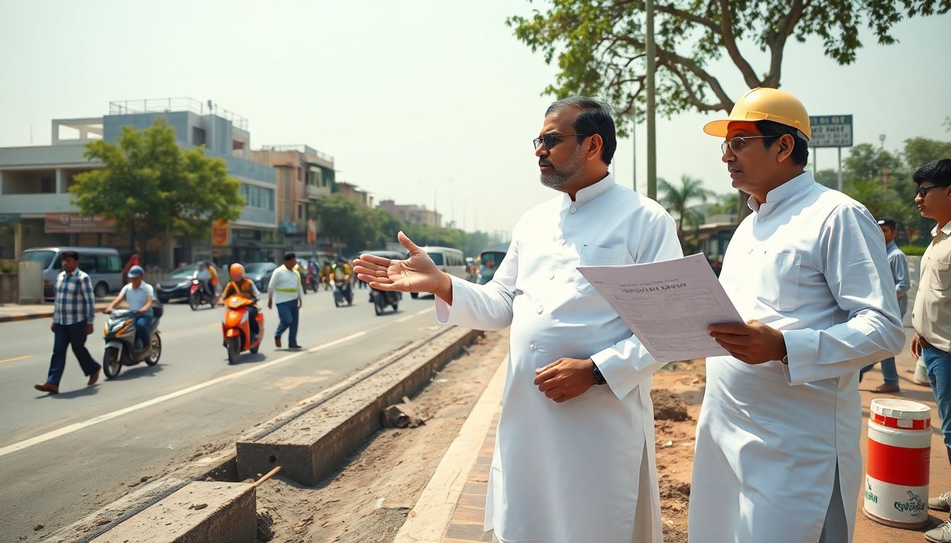 PWD Minister Parvesh Verma Announces New Skywalk For Laxmi Nagar