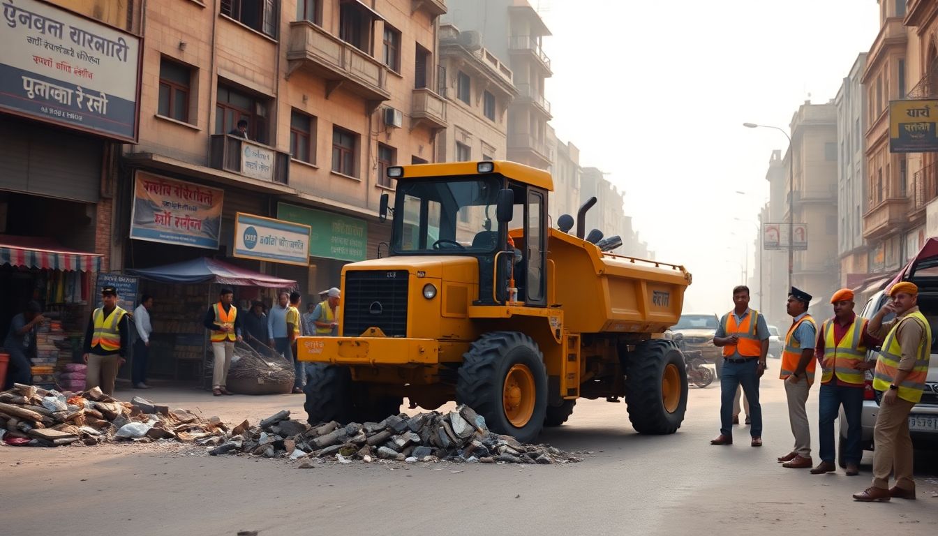 MCD Clears Encroachments in Sadar Bazaar and Zamrudpur Heritage Sites