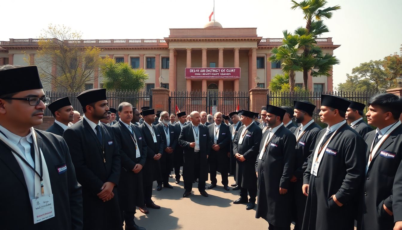 Rohini Court Lawyers Strike After Advocate Allegedly Assaulted at Police Station