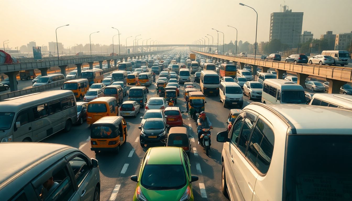 Severe Traffic Jams Gridlock Routes Near Noida and Across Delhi
