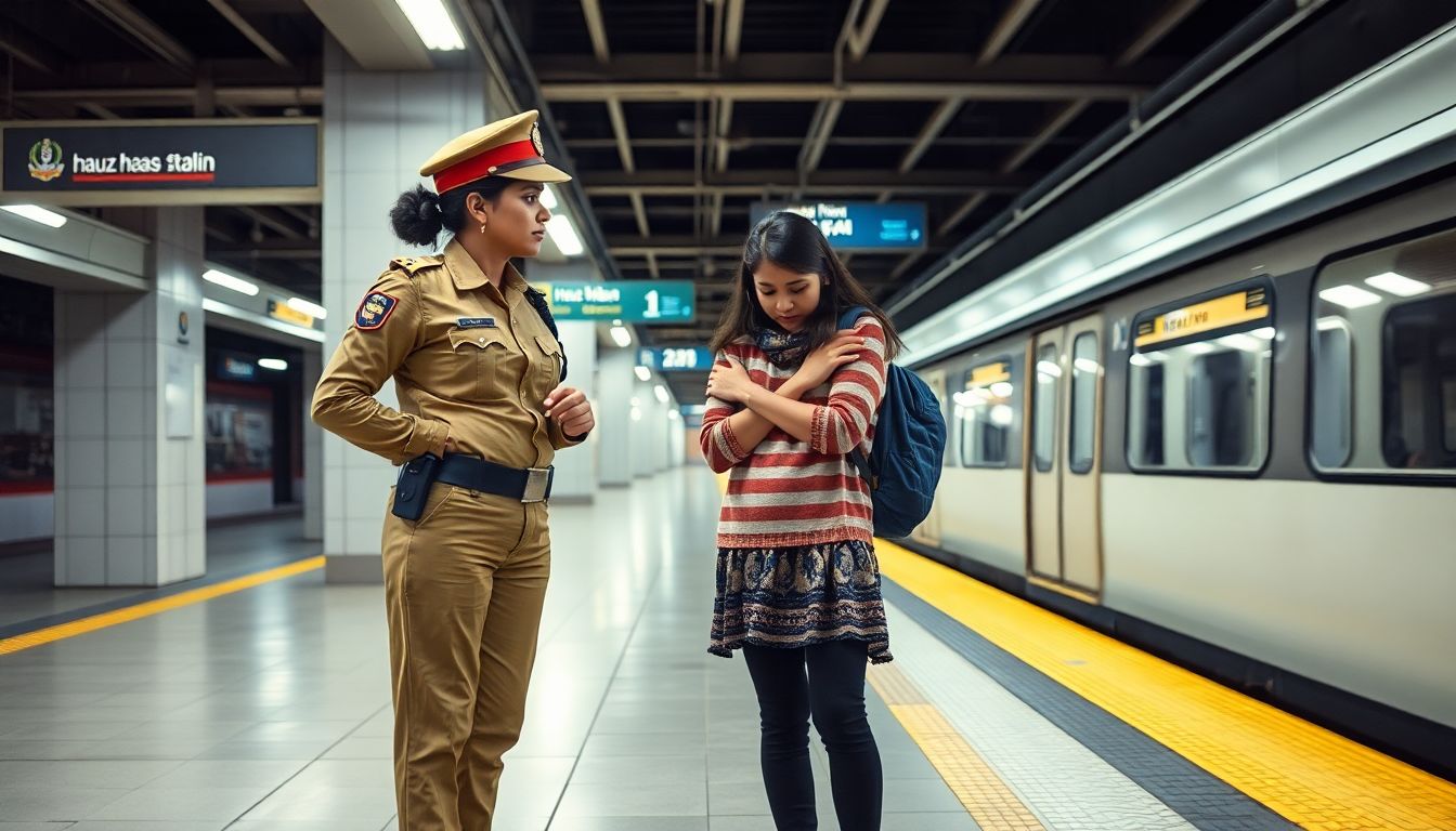 Delhi Police Constable Rescues 16-Year-Old Girl at Hauz Khas Metro Station