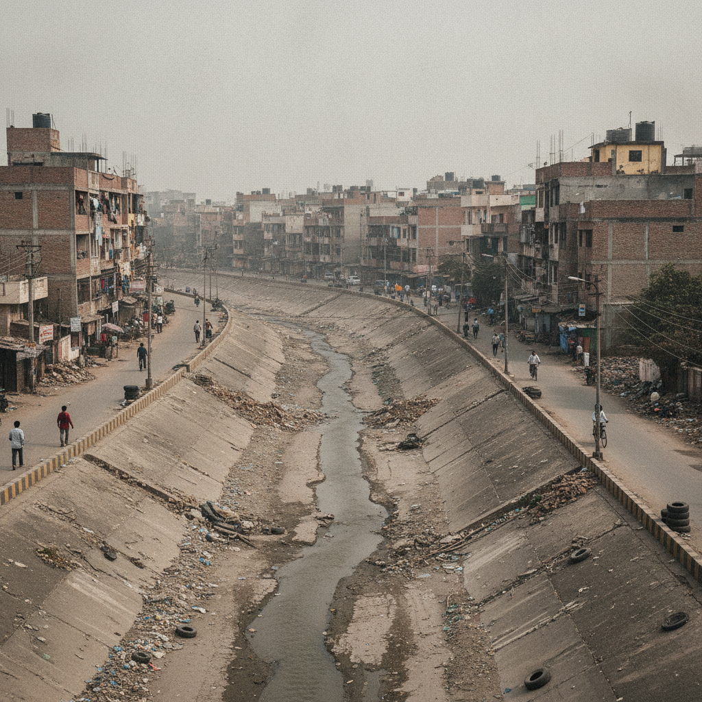 Master Plan of Delhi 2047 Identifies Eight Problematic Drains for Urgent Overhaul