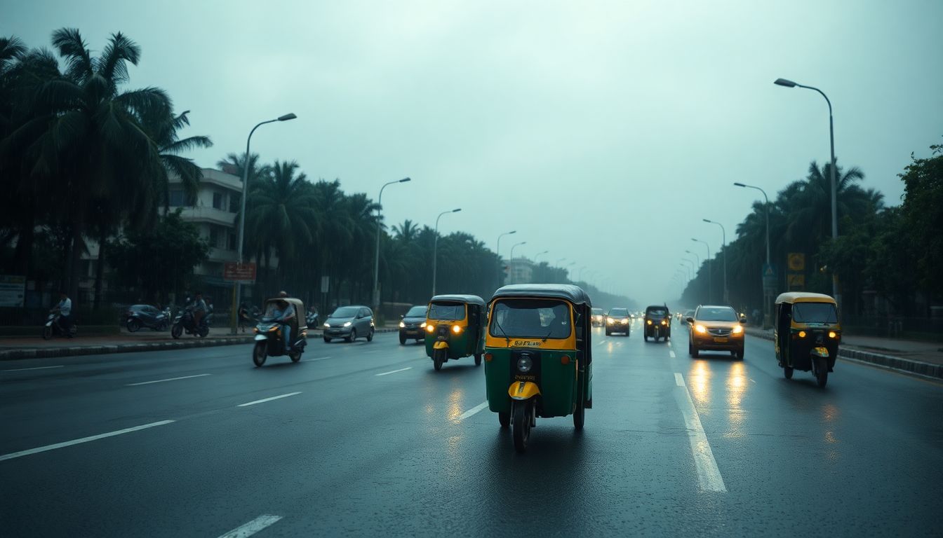 IMD Forecasts Cloudy Skies and Light Rain Across Delhi-NCR