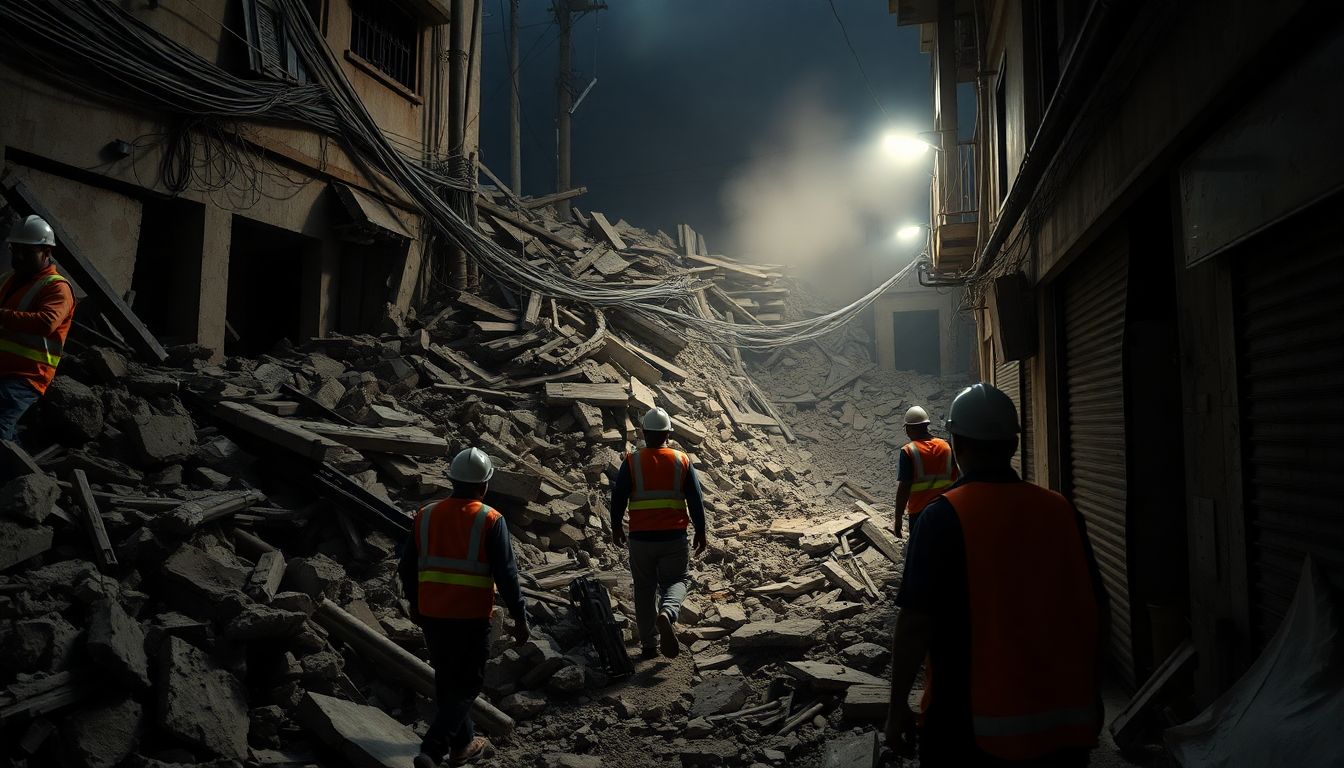 Over 12-Hour Rescue Launched After Building Collapses in Delhi's Satya Niketan