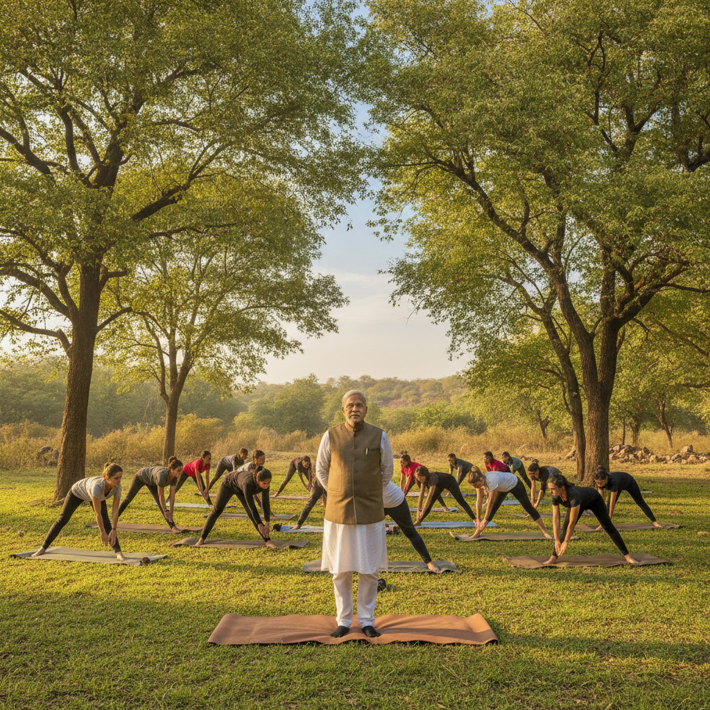 Delhi Chief Minister to Lead Yoga Day Celebrations at Asola Bhatti