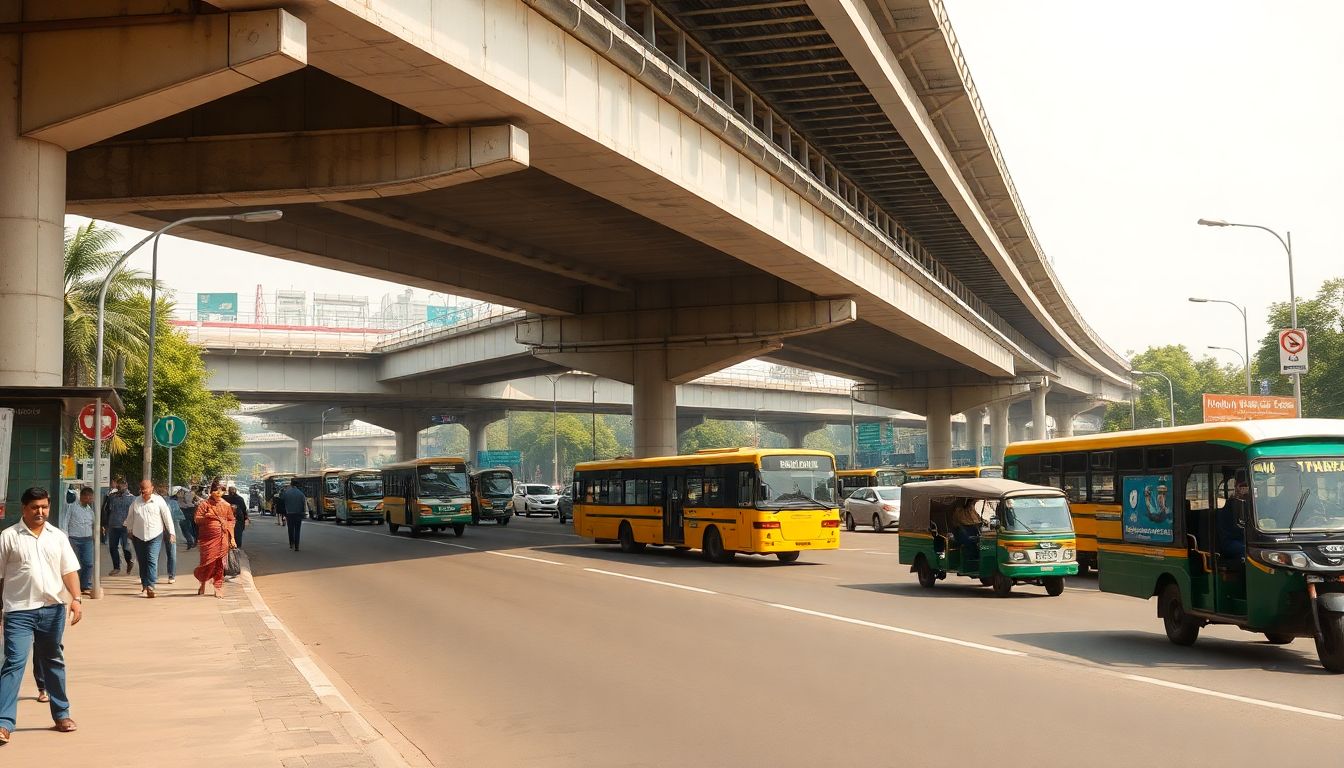 PWD Plans Foot Overbridge on Boulevard Road Near Kashmere Gate Metro Station