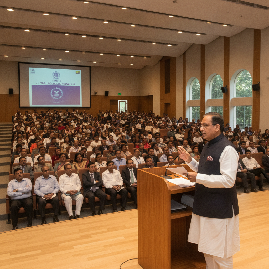 Om Birla Praises IITs as Global Solution Hubs at IIT-Delhi Event