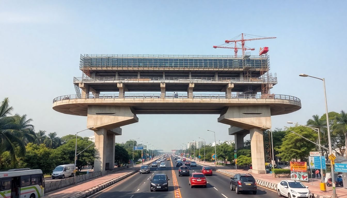 Yamuna Vihar-Bhajanpura Double-Decker Flyover Project Reaches 88% Completion
