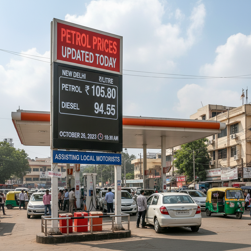Petrol Prices Updated Today in New Delhi to Assist Local Motorists