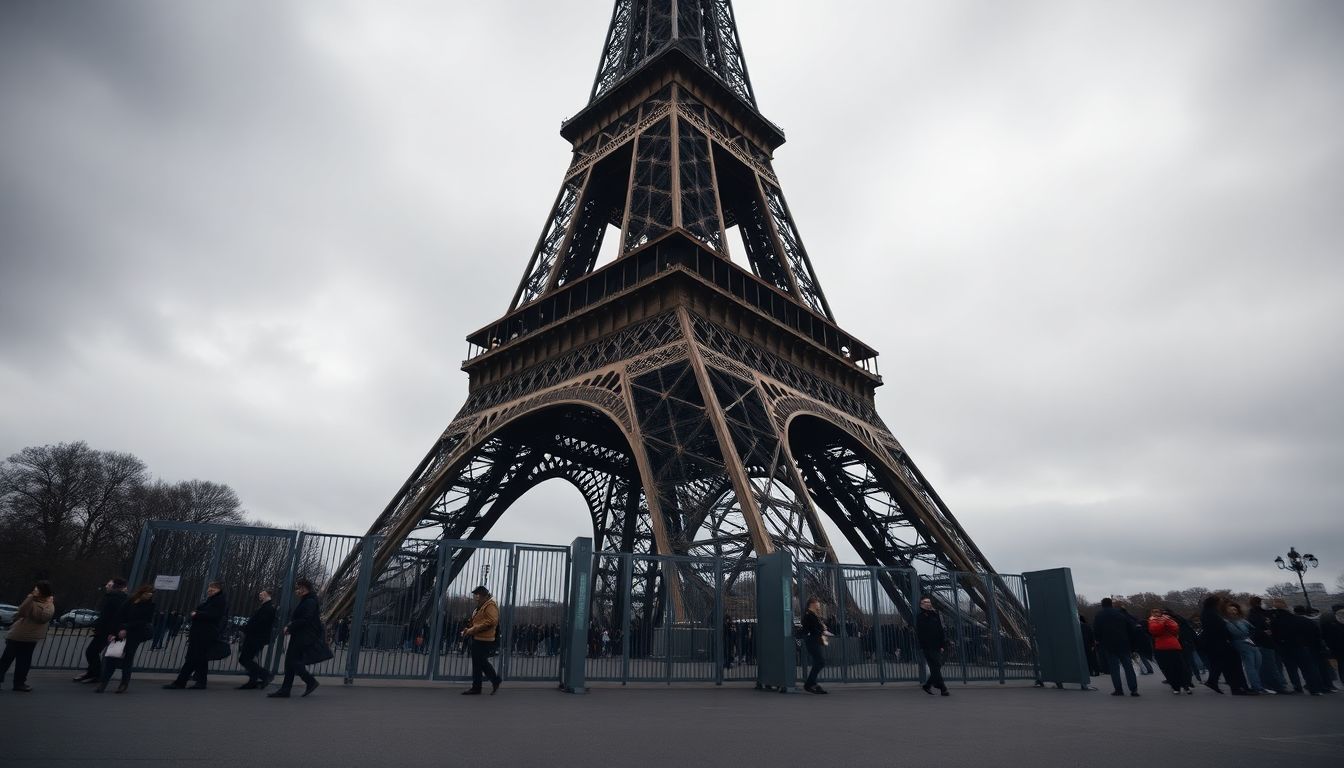 Eiffel Tower Closed After Protest Over Moving Female Staff During BAPS Visit