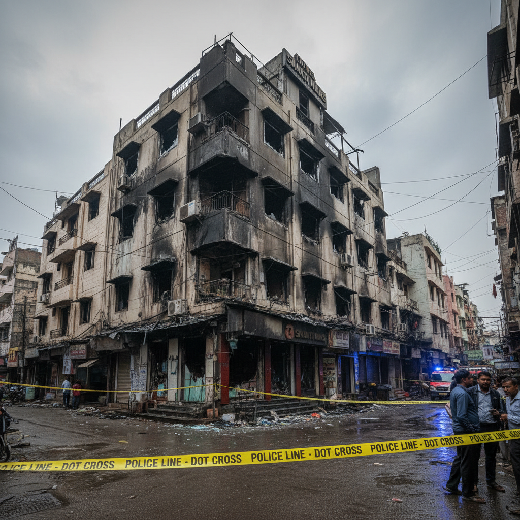 Malviya Nagar hotel owner arrested in Saket after fleeing fatal fire