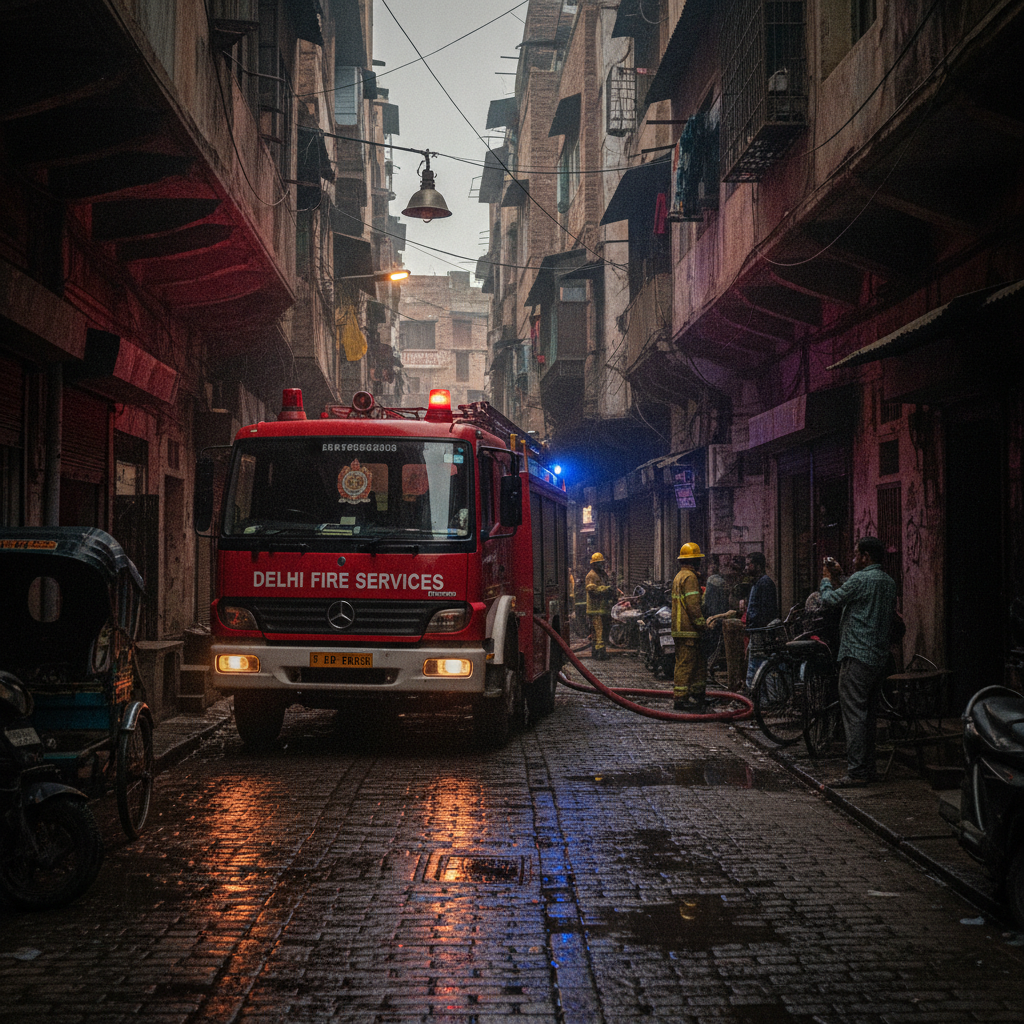 Two brothers injured in kitchen fire at Mohalla Nitaryana near Ajmeri Gate