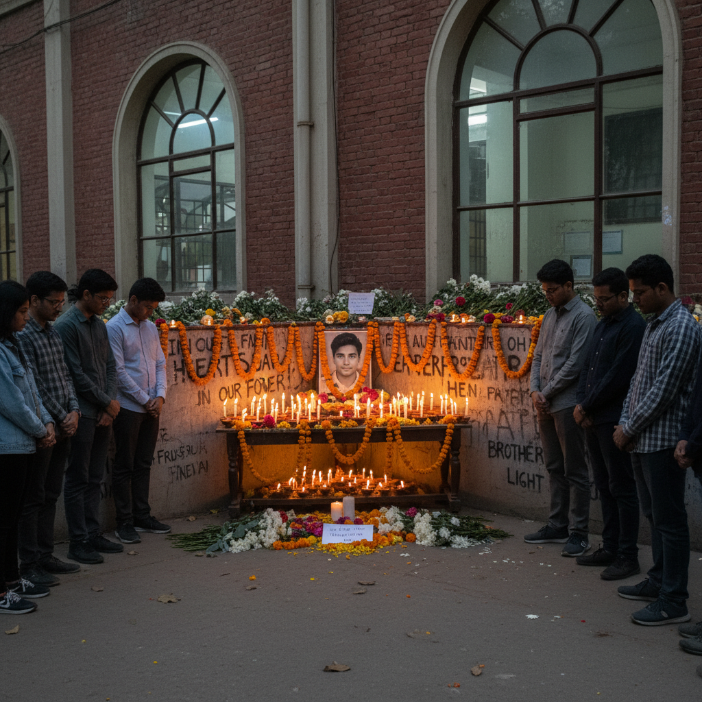 Saket Students Mourn Canteen Owner Parvati Who Died Trying to Save Others