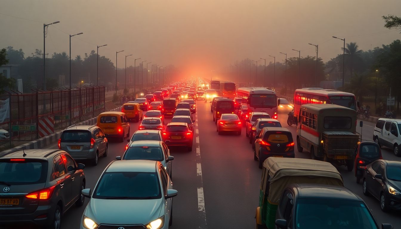 Delhi Traffic Police Alert Commuters to Delays on MB Road Near Saket